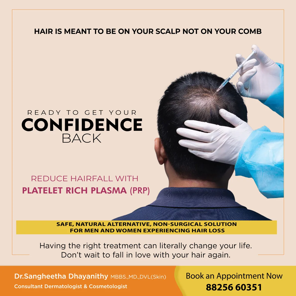 PRP treatment social media creative